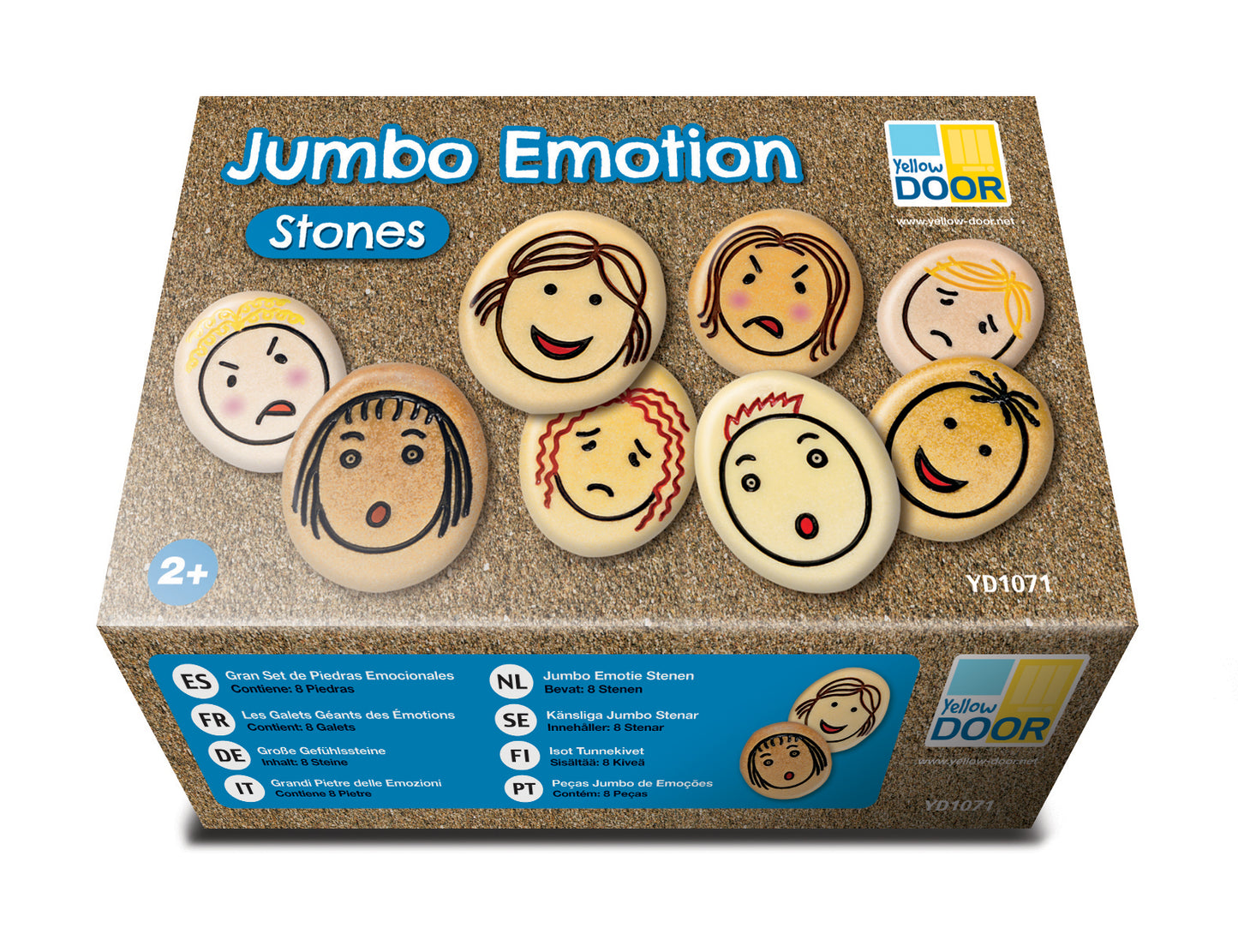 Yellow Door Jumbo Emotion Stones