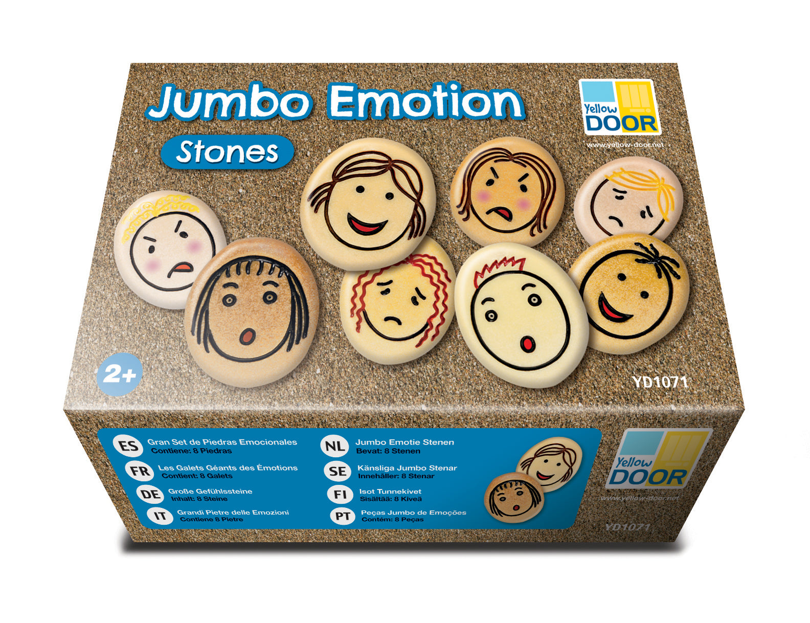 Yellow Door Jumbo Emotion Stones