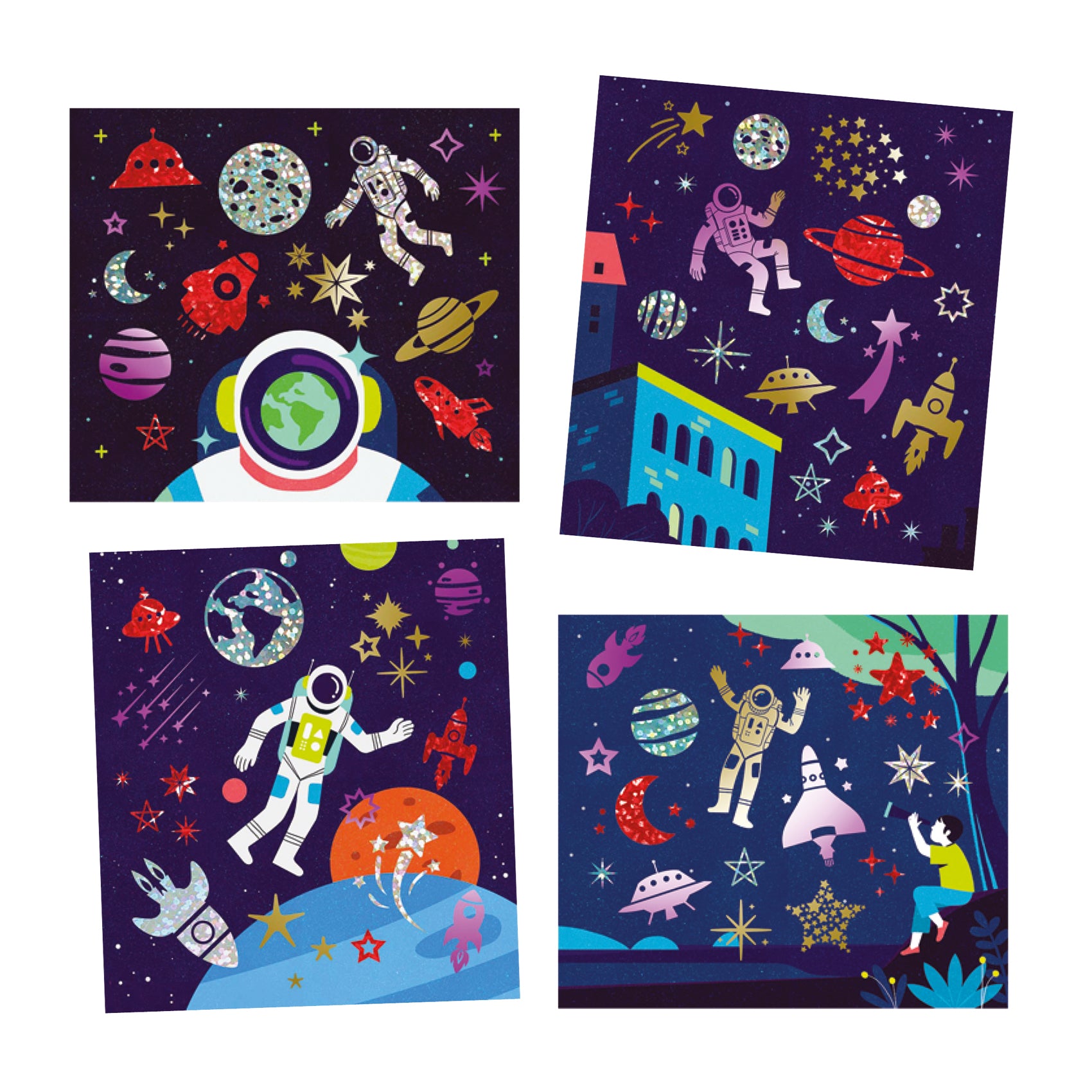 Djeco Artistic Patch Metal - Cosmos (F)
