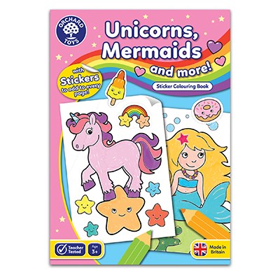 Orchard Toys Unicorns, Mermaids and More Colouring Book