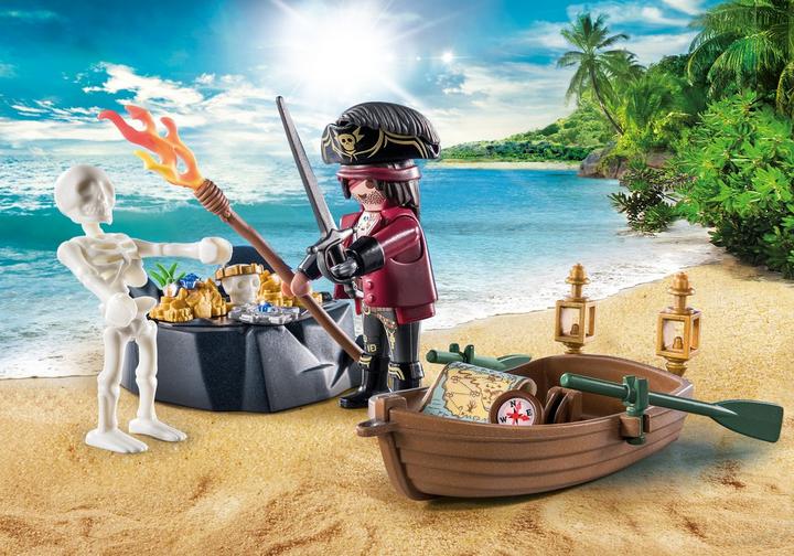 Playmobil 71254 Pirate With Rowboat Starter Pack