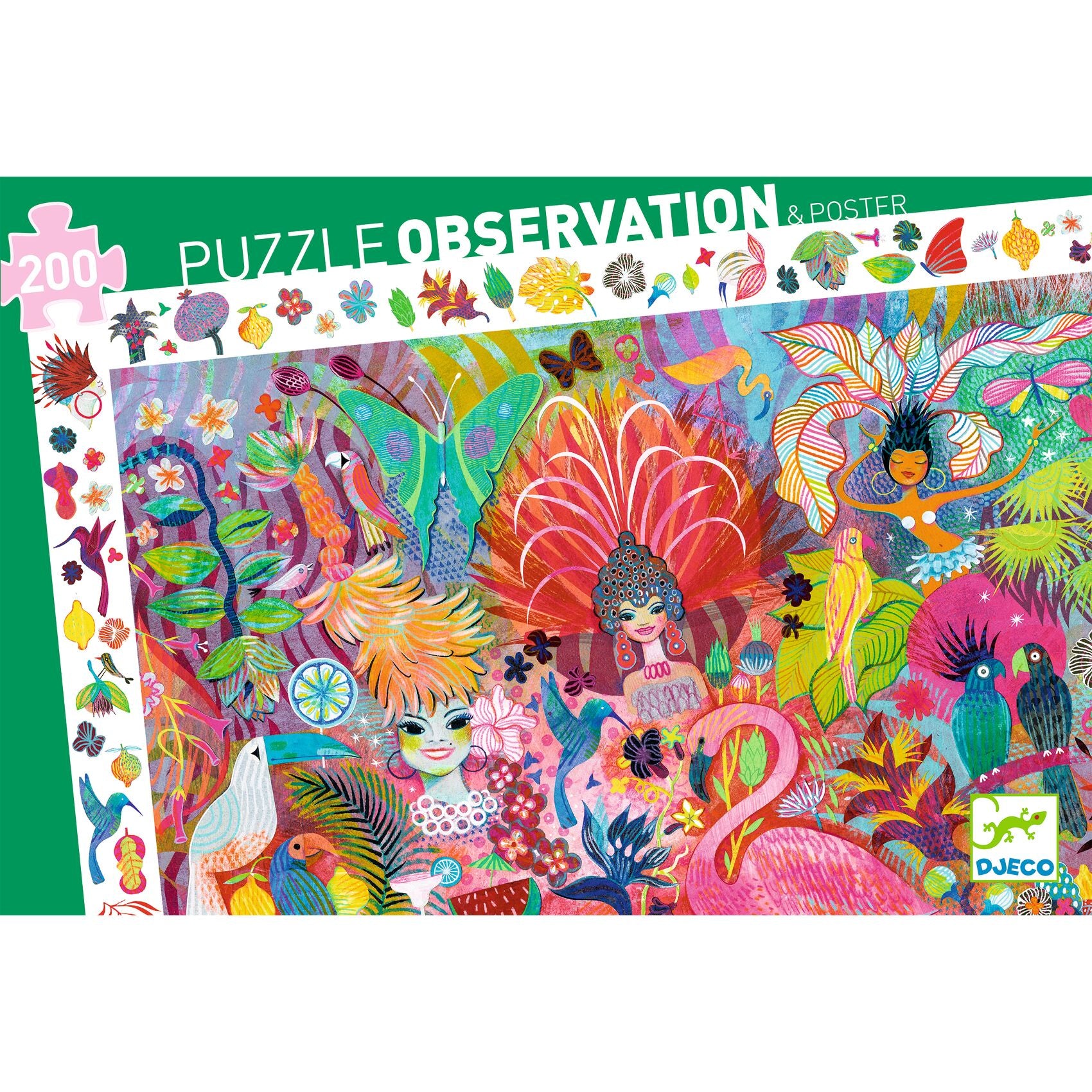Djeco Carnaval de Rio 200 Pcs Observation Puzzle