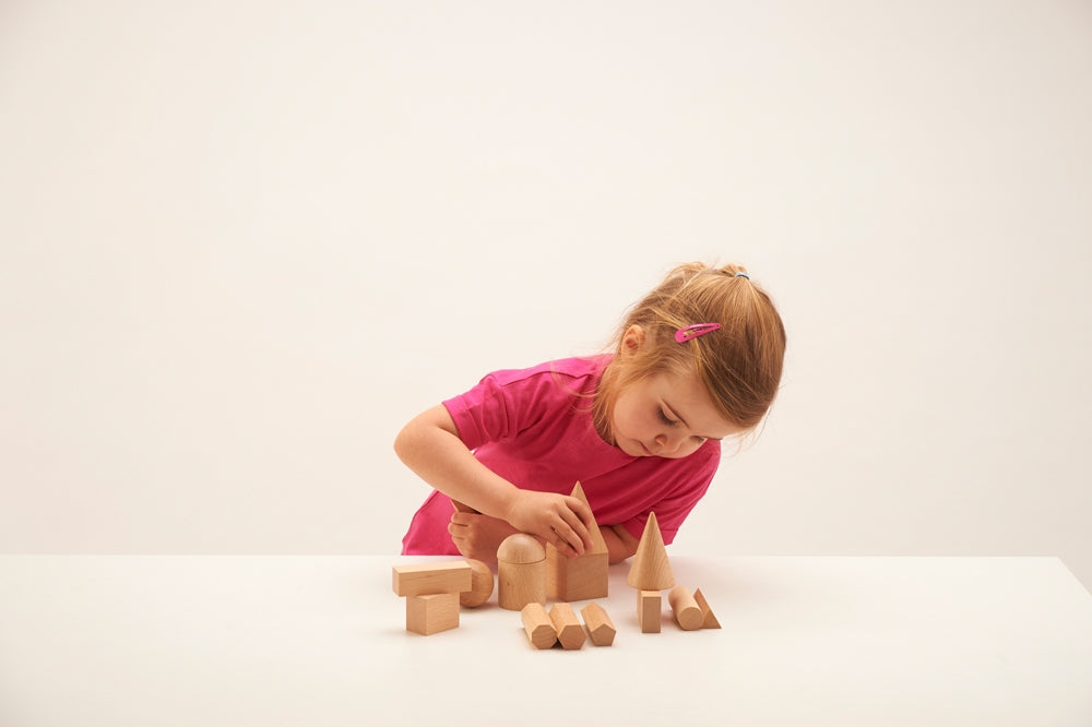 EDX Education Wooden Geometric Solids