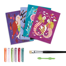 Djeco Glitter Boards Mermaids Lights