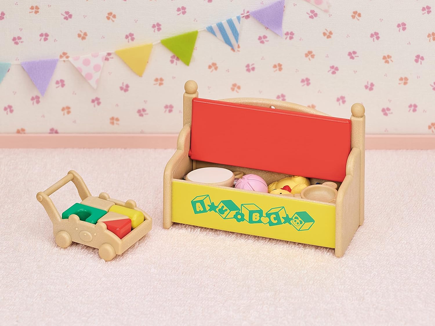 Sylvanian Families Baby's Toy Box - Snow Rabbit & Panda Babies