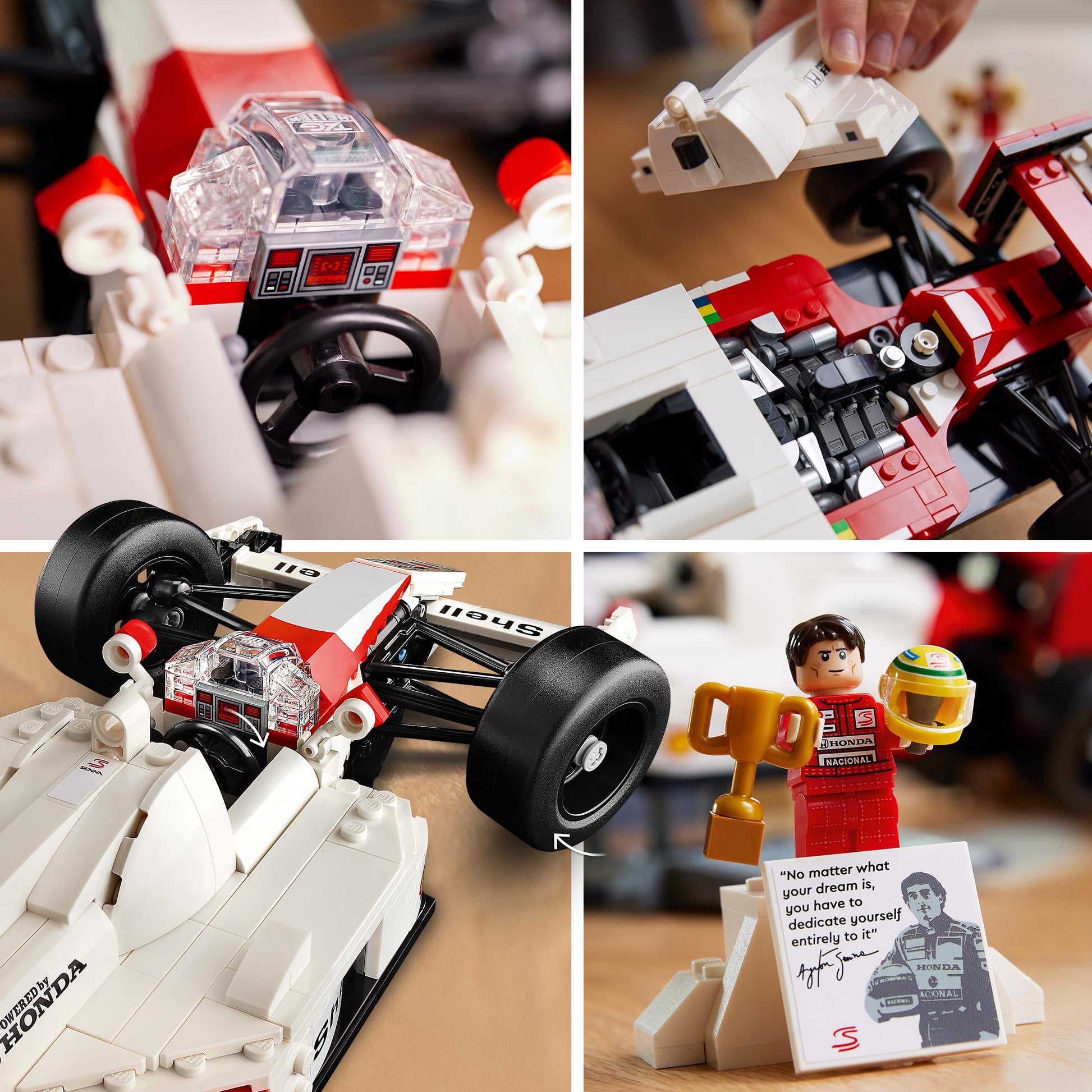 Lego Icons 10330 McLaren F1 MP4/4 with Senna Minifigure