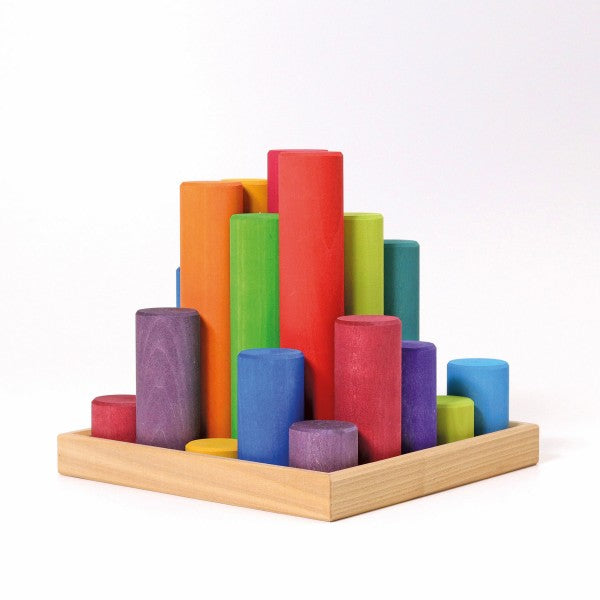 Grimms Large Building Roller Rainbow