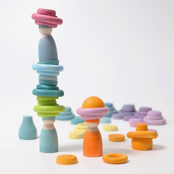 Grimms Building Rings Pastel