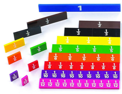 Edx Education Fraction Tiles-Solid
