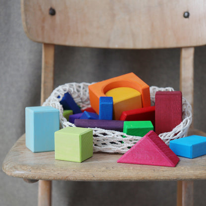 Grimms 30 Colored Geo-Blocks