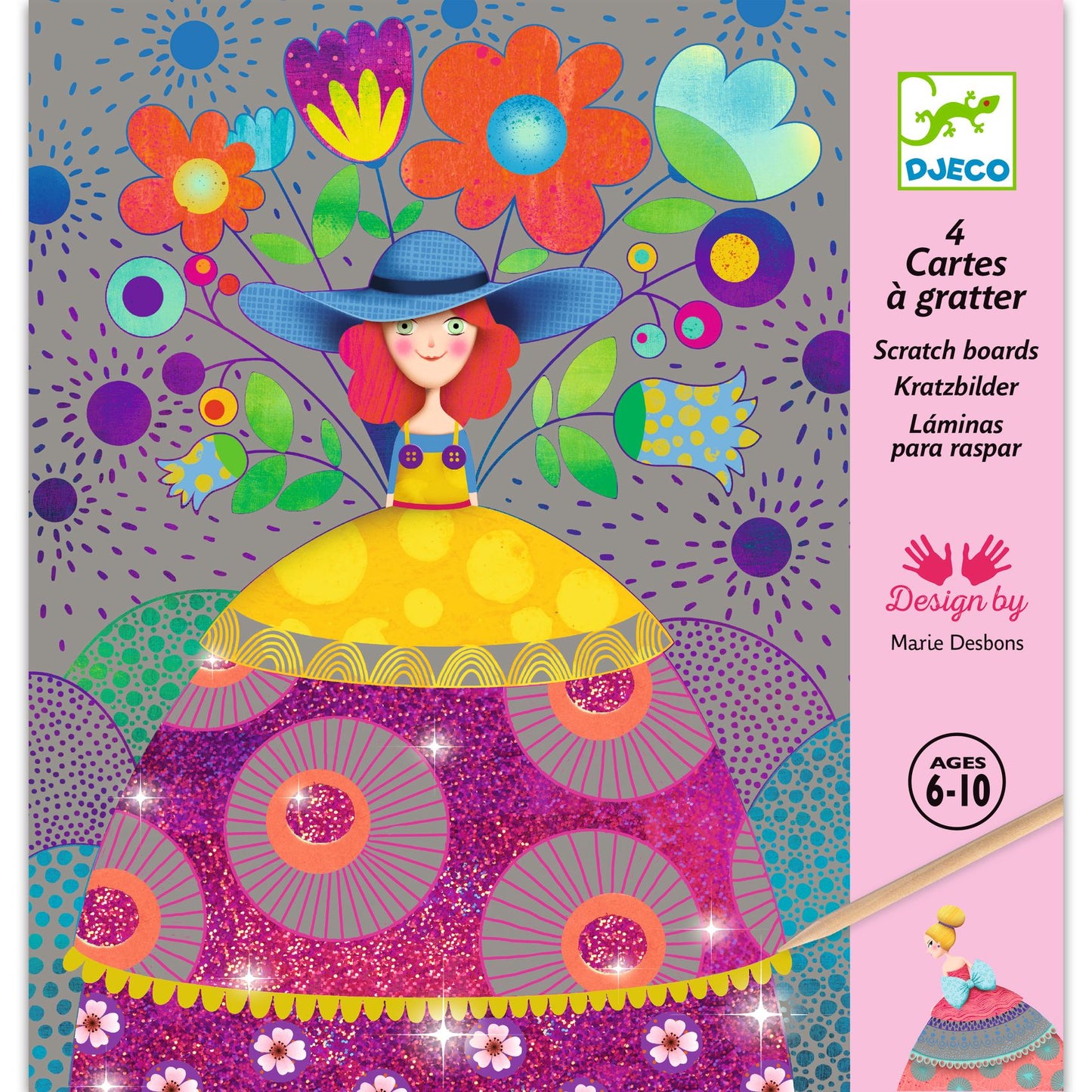 Djeco The Beauties' Ball * Scratch Cards