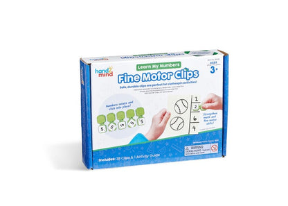 Learning Resources hand2mind Learn My Numbers Fine Motor Clips