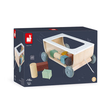 Janod Sweet Cocoon Cart With Blocks