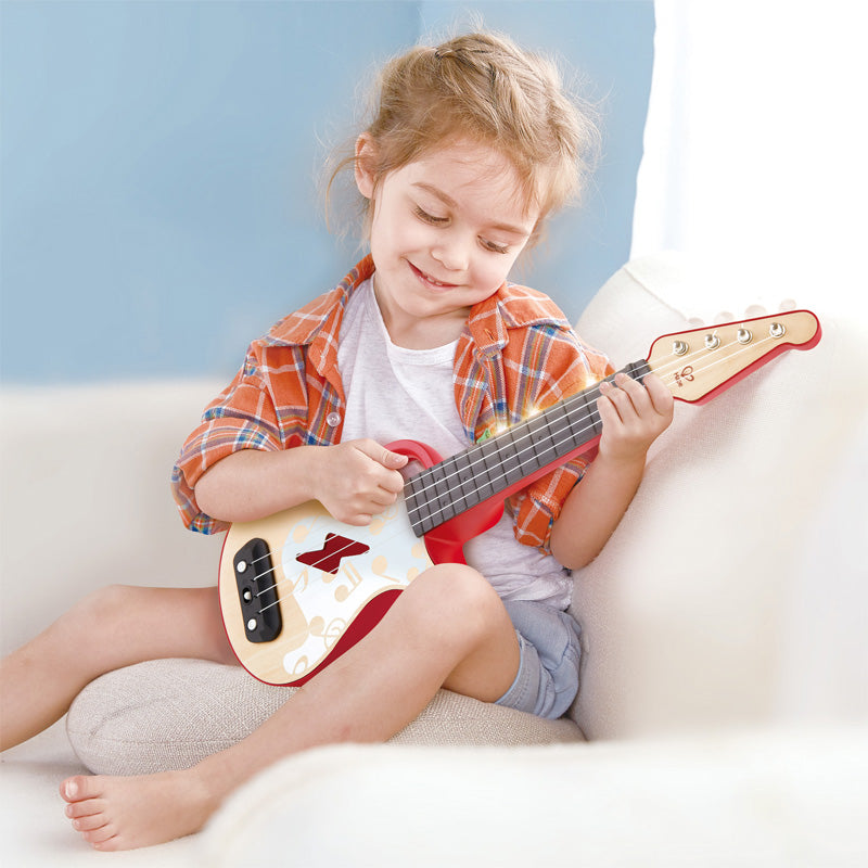 Hape Teach Yourself Electric Ukulele - Red
