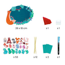 Djeco DIY Mosaics & Stickers In The Wood