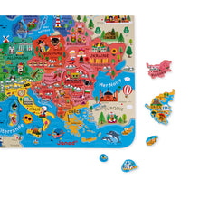 Janod Magnetic European Map in French