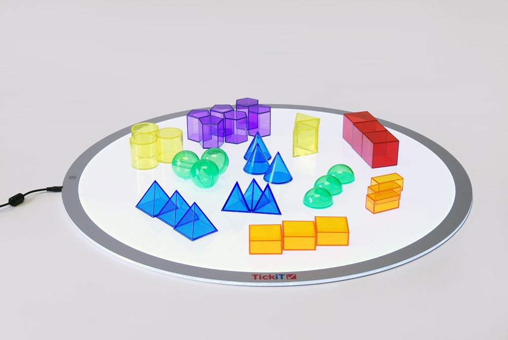 TickiT Translucent Geometric Shapes