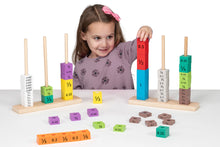 Educational Advantage Wooden Fraction & Decimal Towers