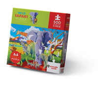 Crocodile Creek Wild Safari 500 Piece Puzzle