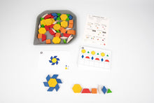 EDX Education Fun Play Wooden Pattern Blocks