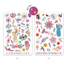 Djeco Bright Birds Temporary Tattoos