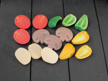 Yellow Door Sensory Play Stones – Pizza Toppings