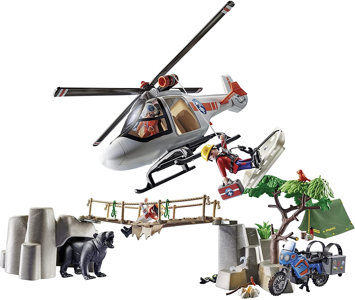 Playmobil 70663 Canyon Copter Rescue