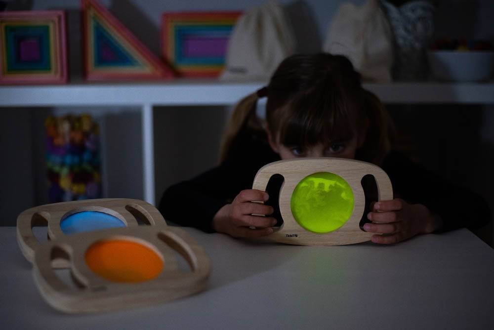 Tickit Easy Hold Glow Panels Green