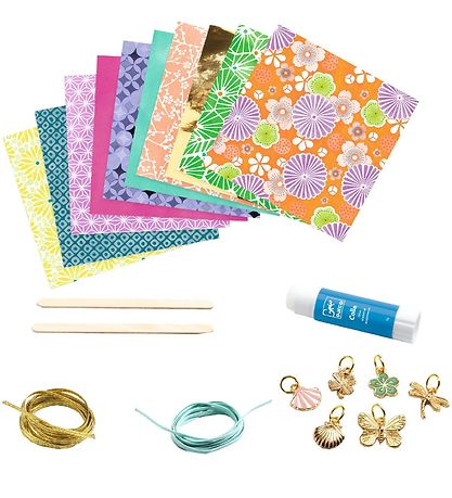 Djeco DIY Paper Beads And Bracelets Stylish And Golden