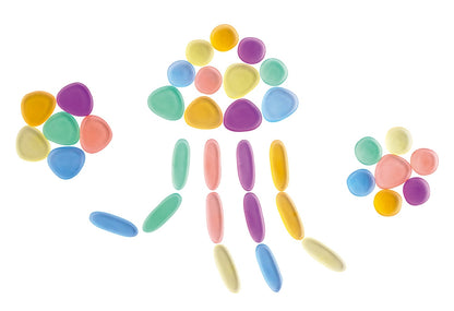 Edx Education Junior Rainbow Pebbles Clear