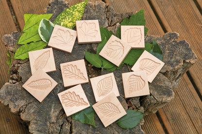 Yellow Door Match Me - Sensory Leaf Tiles