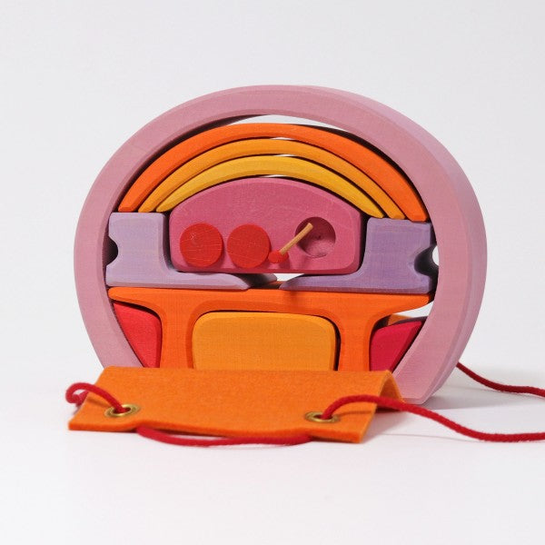 Grimms Pink-Orange Mobile Home