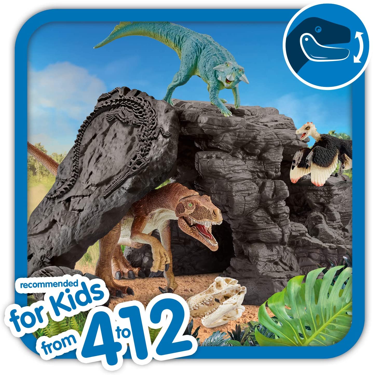 Schleich Dino Set With Cave