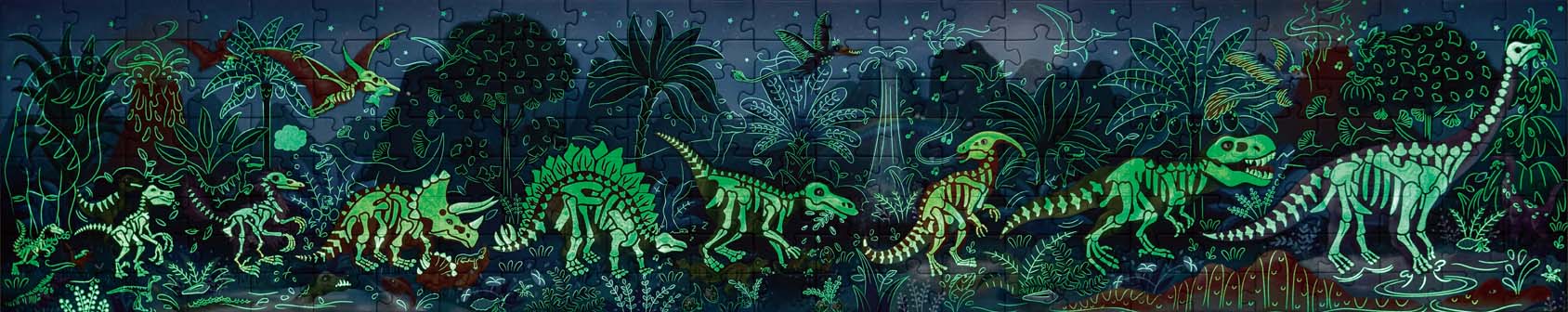 Hape Glow in the Dark Dinosaur Puzzle