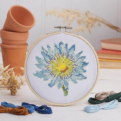 RHS Cross Stitch Kit-Blue Lotus
