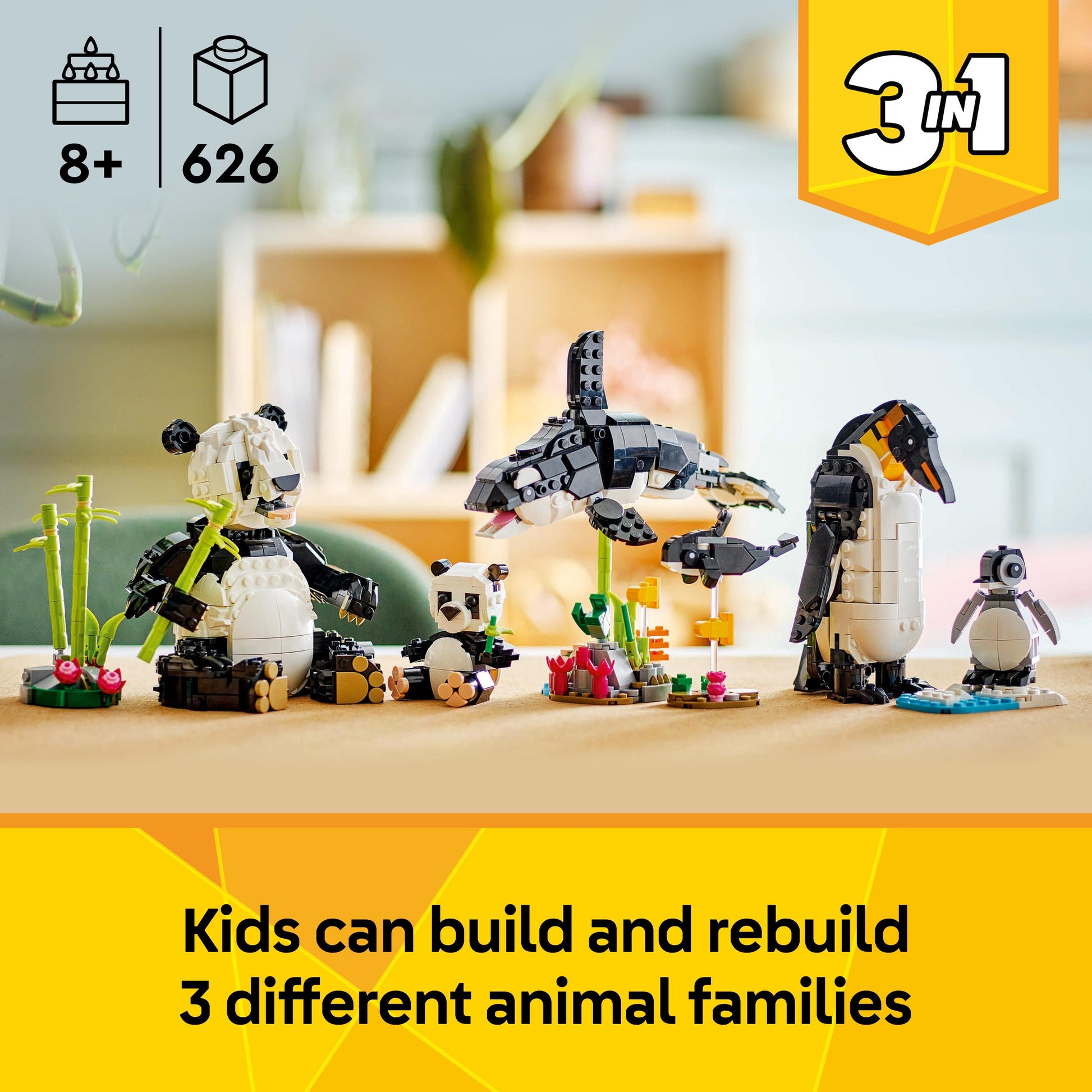 Lego Creator 31165 Wild Animals: Panda Family