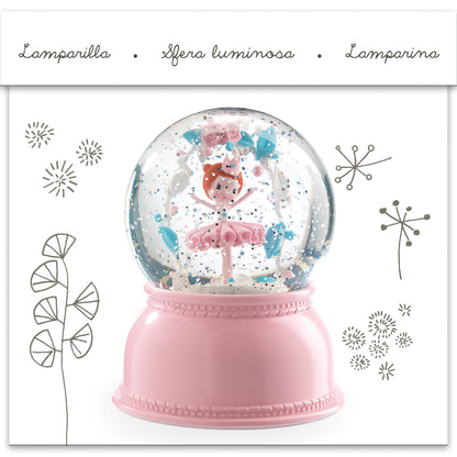 Djeco Ballerina Snow Ball Night Lights