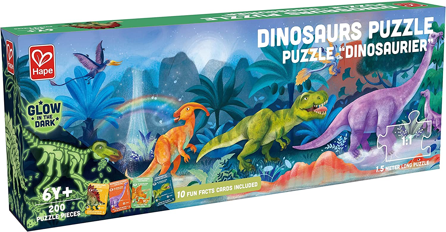 Hape Glow in the Dark Dinosaur Puzzle