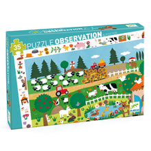 Djeco The Farm 35 Pcs Observation Puzzle