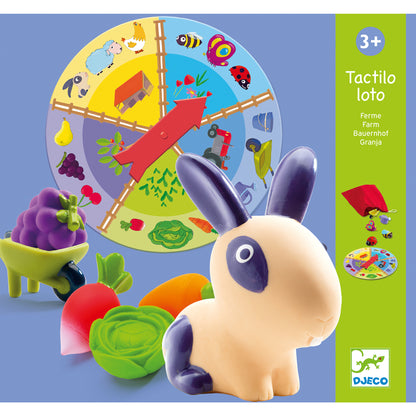 Djeco Tactilo Lotto Farm Educational Games