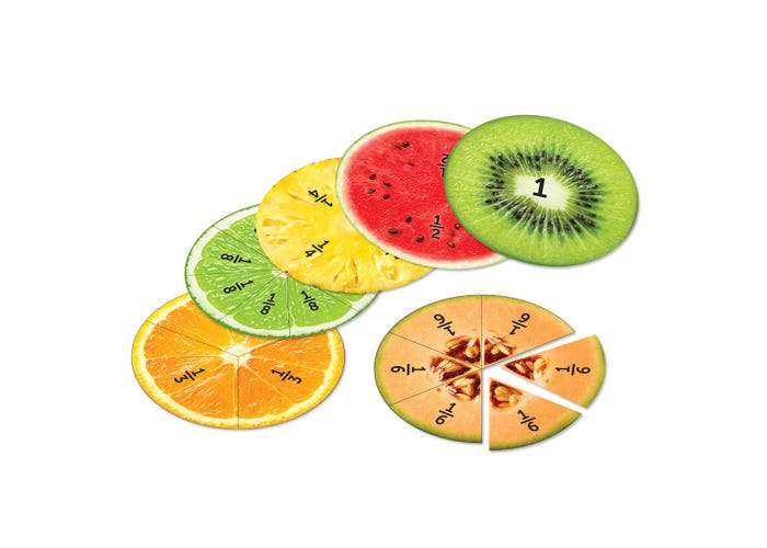 Learning Resources Magnetic Fruit Fractions