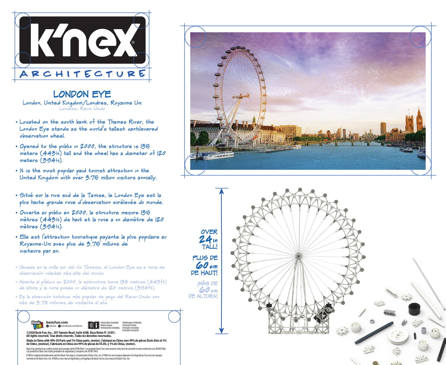 K'nex Architecture London Eye