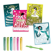 Djeco Glitter Boards Glitter Dresses