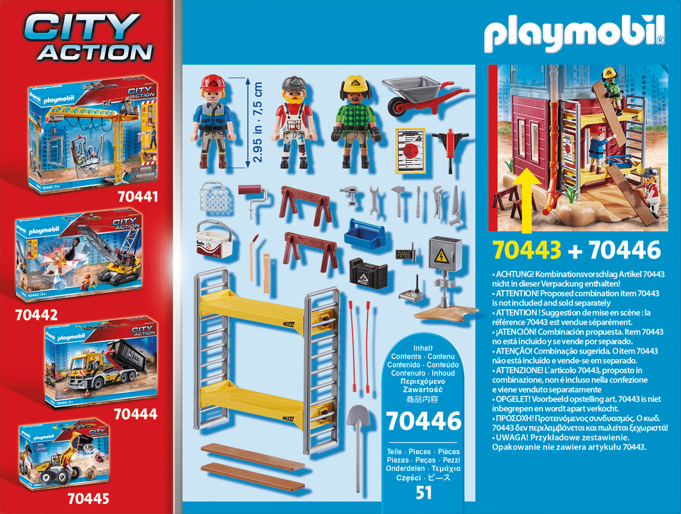 Playmobil 70446 City Action Construction Scaffold