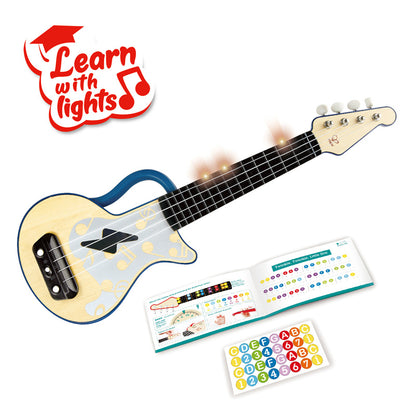 Hape Teach Yourself Electric Ukulele - Blue