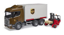 Bruder Scania Super 560R Ups Logistics Truck W/Forklift (3581)