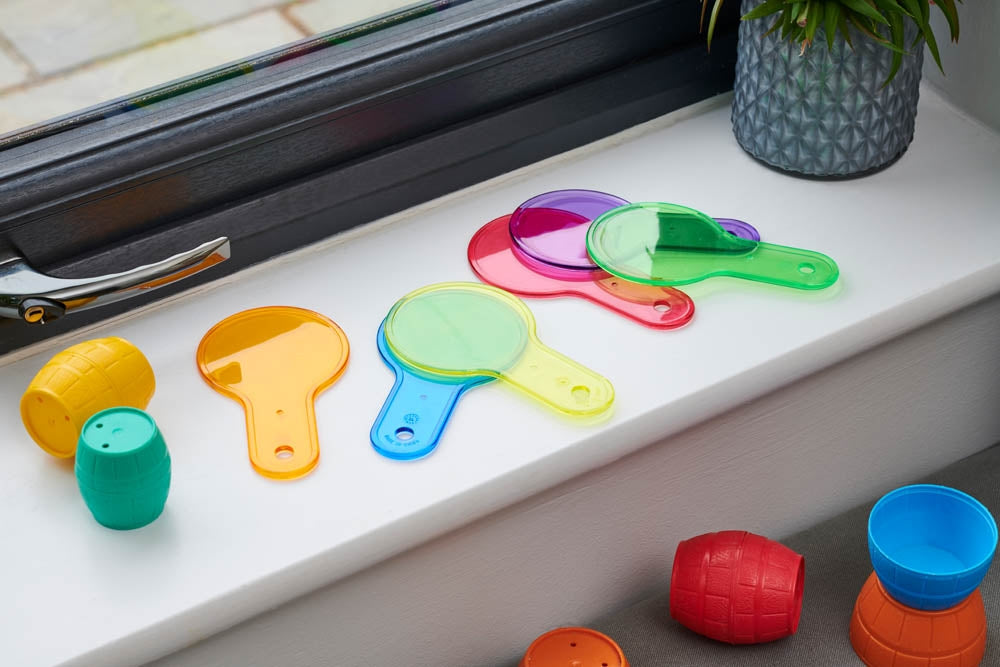 TickiT Translucent Colour Paddle Set