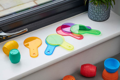 TickiT Translucent Colour Paddle Set