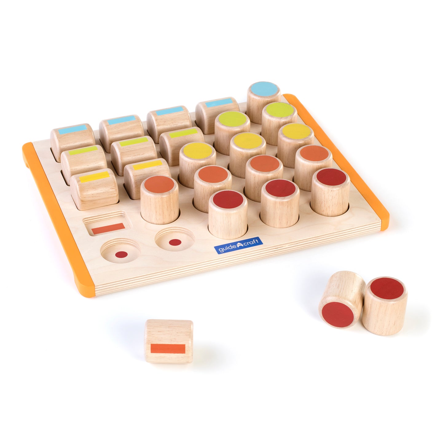 Guidecraft Count by Color Cylinders