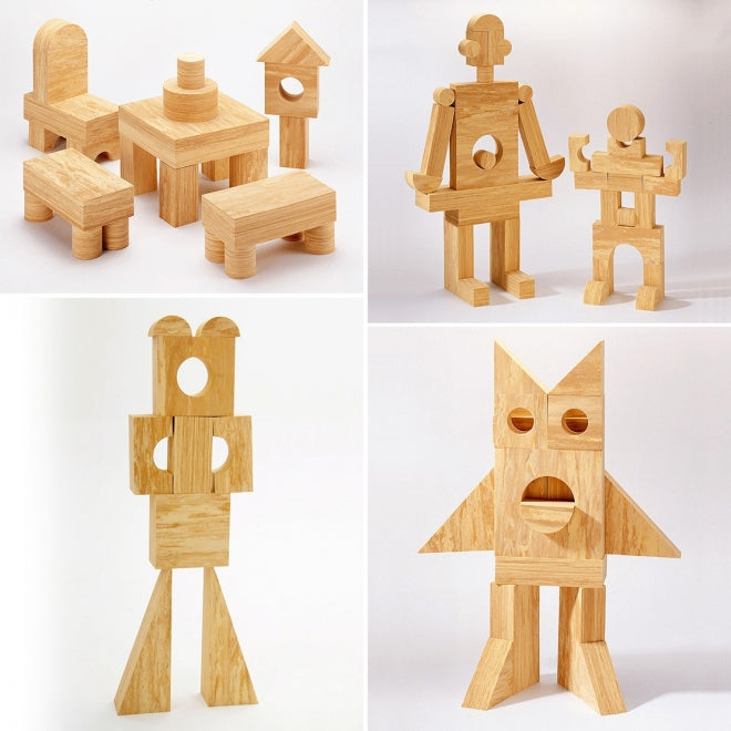Softwood Blocks 152 Pcs